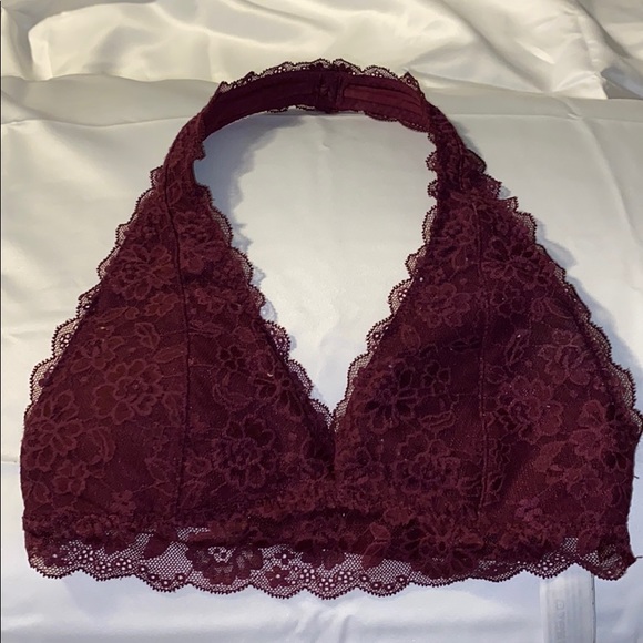 Hollister Other - ❀ 5/$25 ❀ Hollister Burgundy Halter Bralette